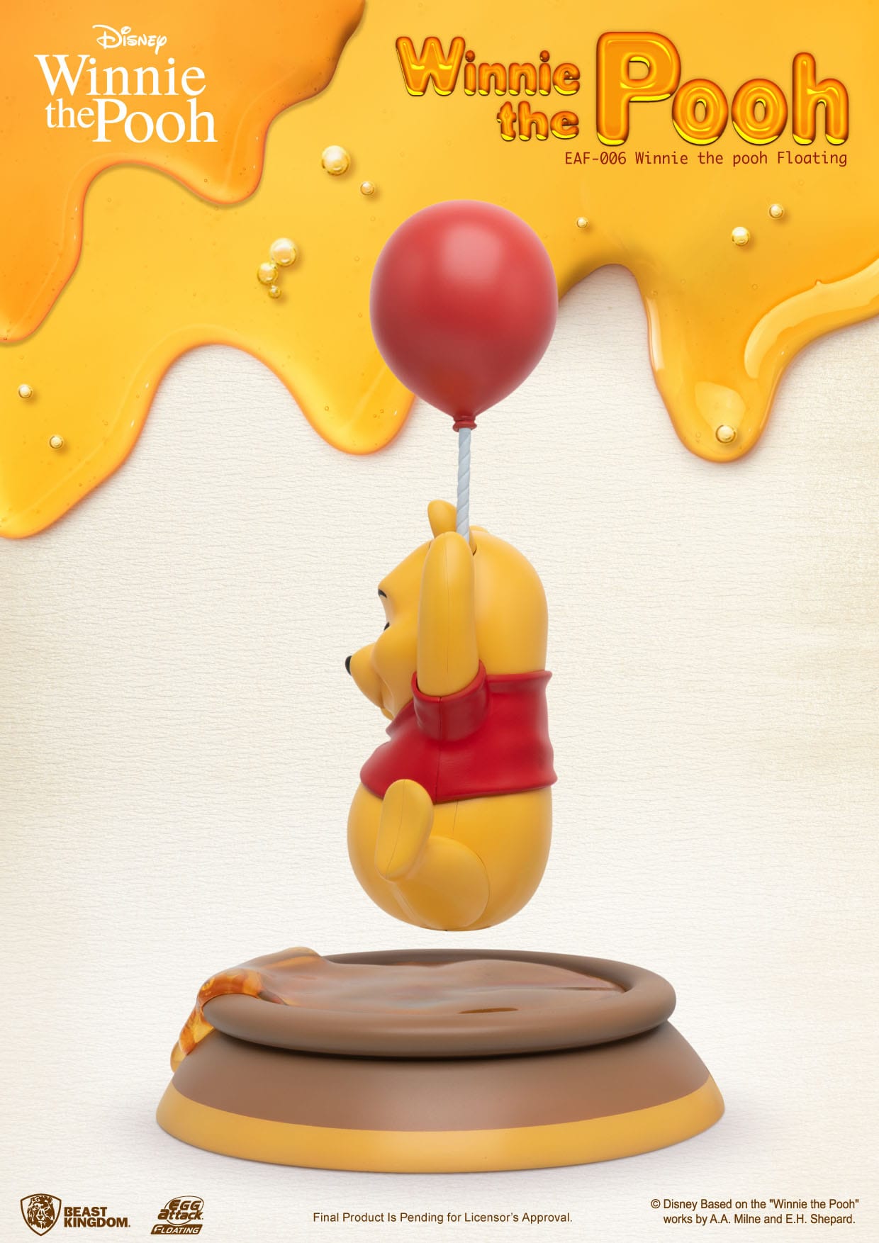 Winnie The Pooh In Levitation - Disney Egg Attack
