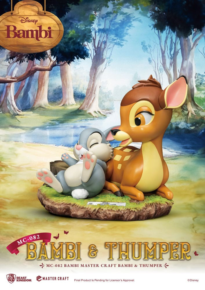 Bambi \u0026 Thumper 26 cm statueteBambi \u0026 Thumper 26 cm statuete  