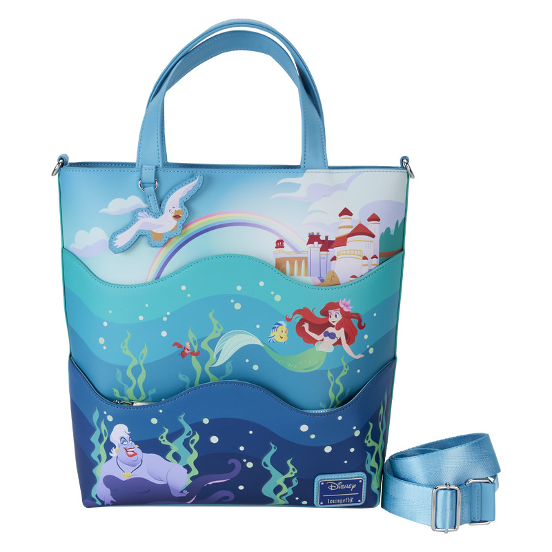 Tote Bag The Little Mermaid 35th Anniversary Life is the Bubbles Glow - DISNEY LOUNGEFLY