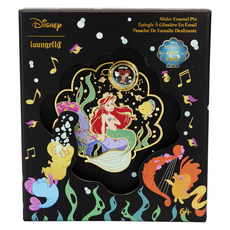 Collector's PIN The Little Mermaid 35th Anniversary Life is the Bubbles Limited Edition - Disney