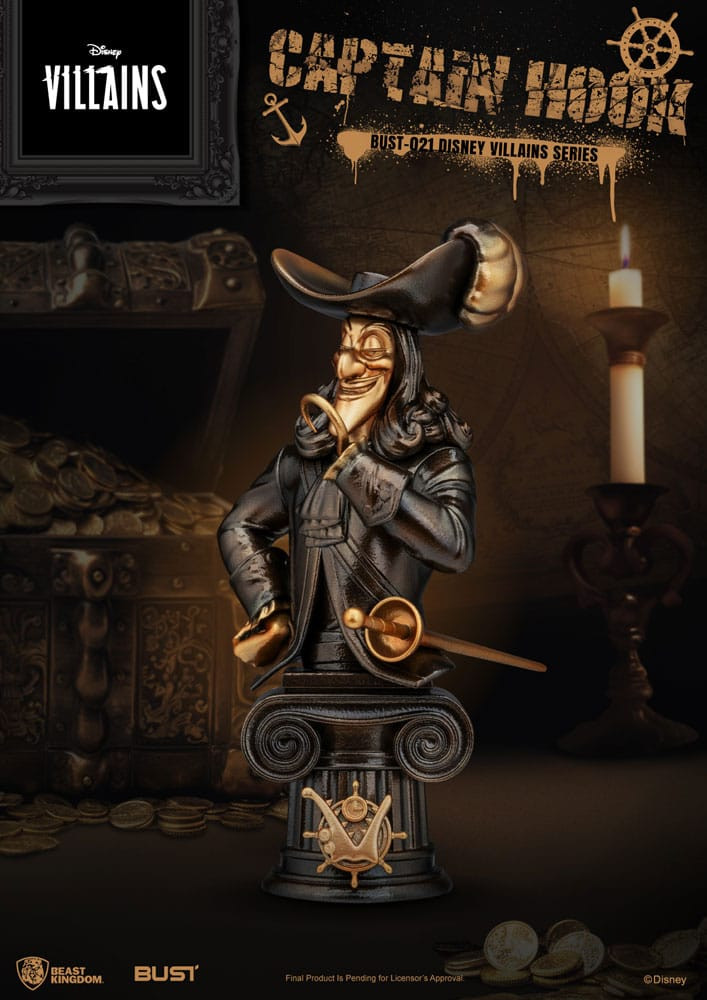 Bust Captain Hook - Disney Villains Series