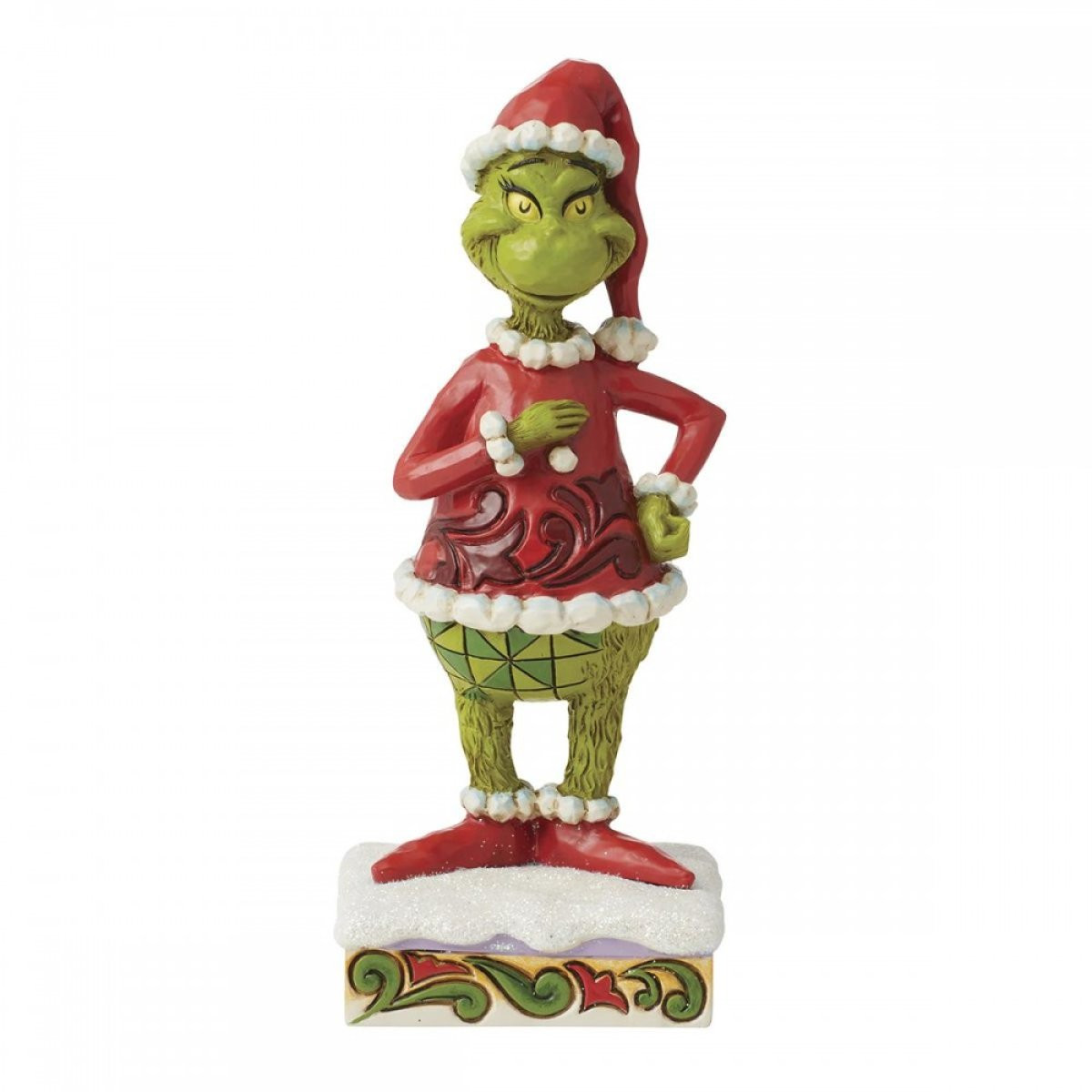 HAPPY GRINCH PERSONALITY POSE - JIM SHORE GRINCH