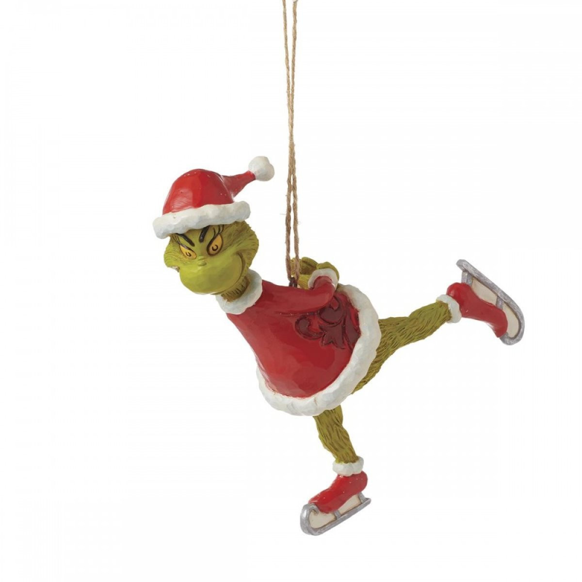 SUSPENSION GRINCH ICE SKATING - JIM SHORE GRINCH