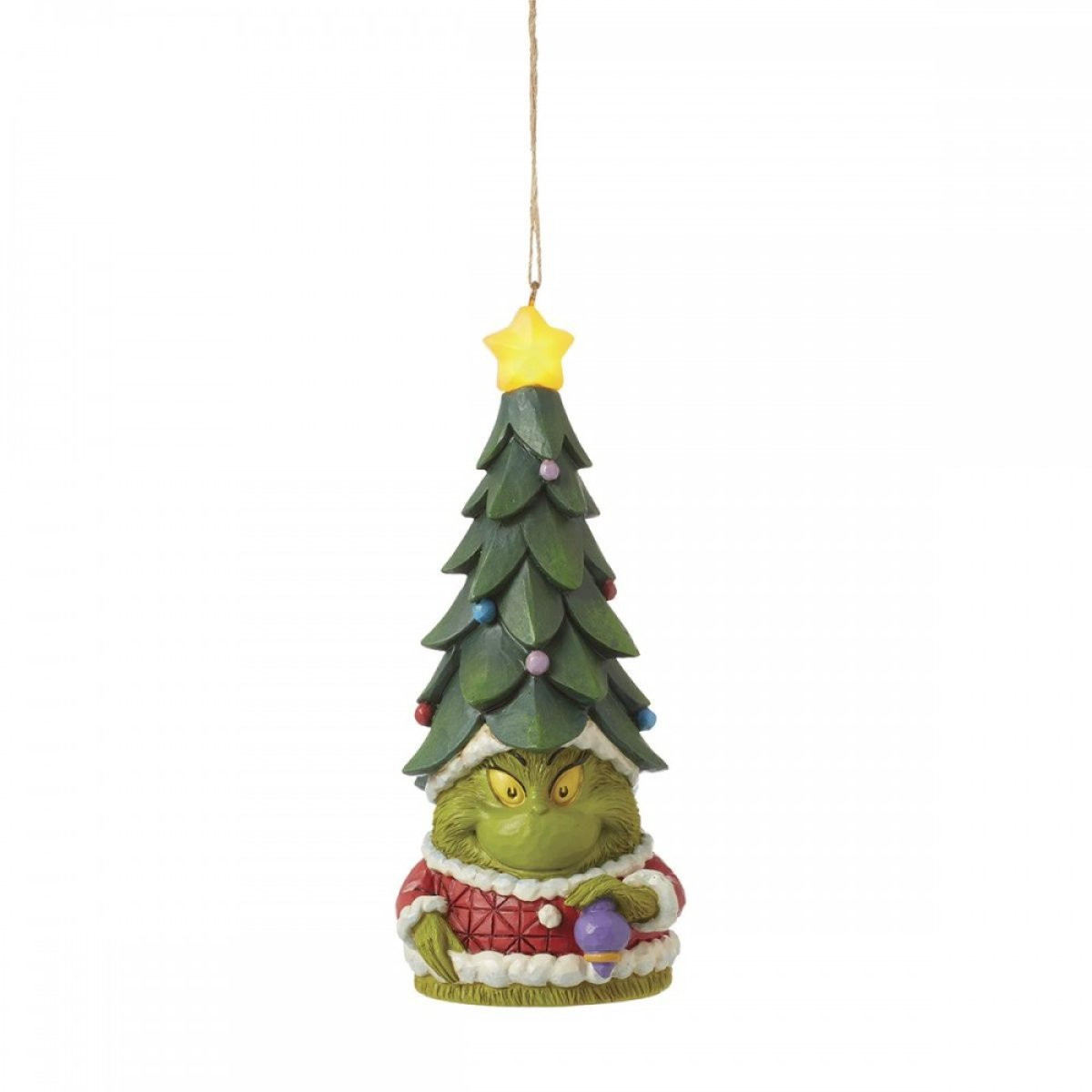 GRINCH LIGHT UP GNOME - JIM SHORE GRINCH