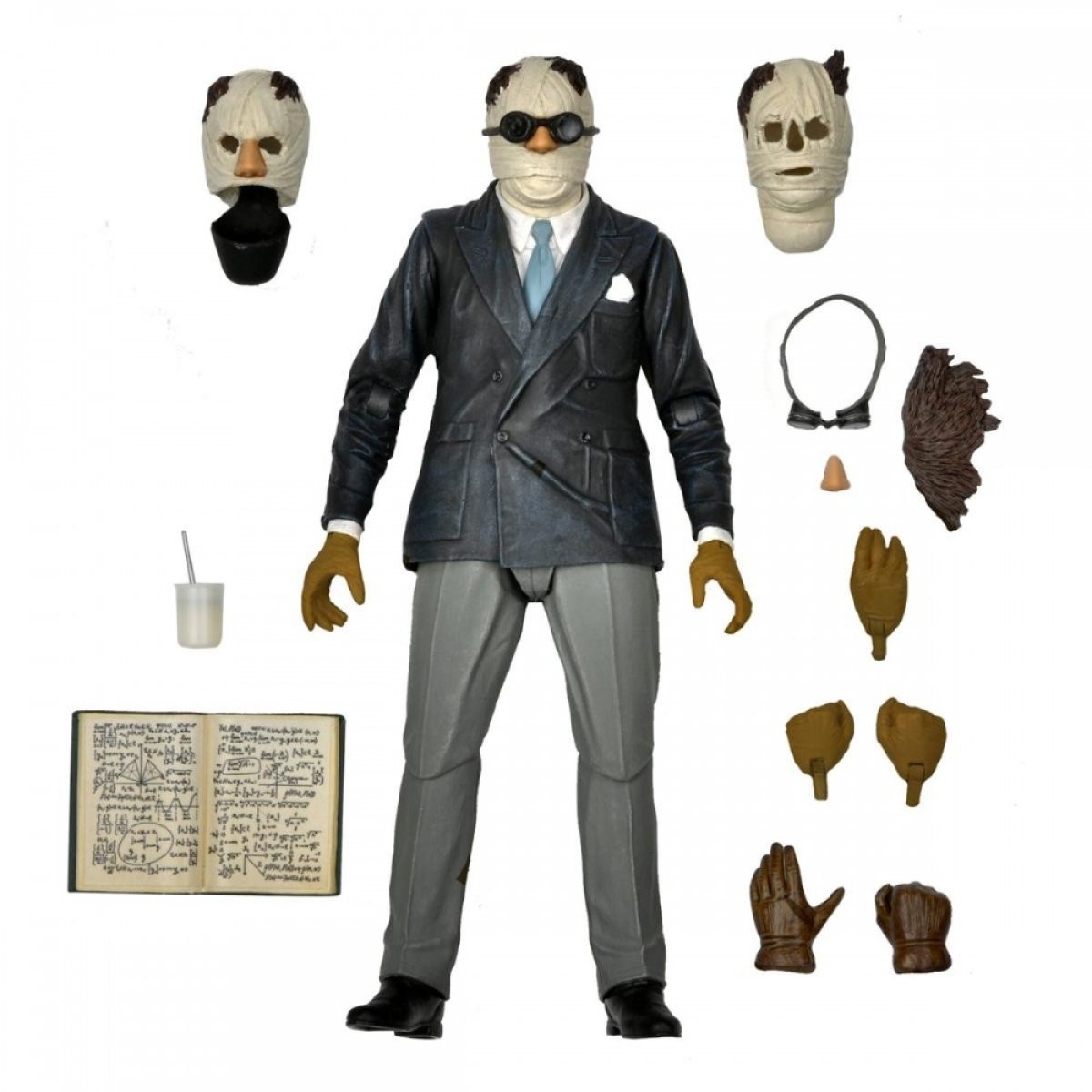 UNIVERSAL MONSTERS - SCALE ACTION FIGURE - ULTIMATE INVISIBLE MAN