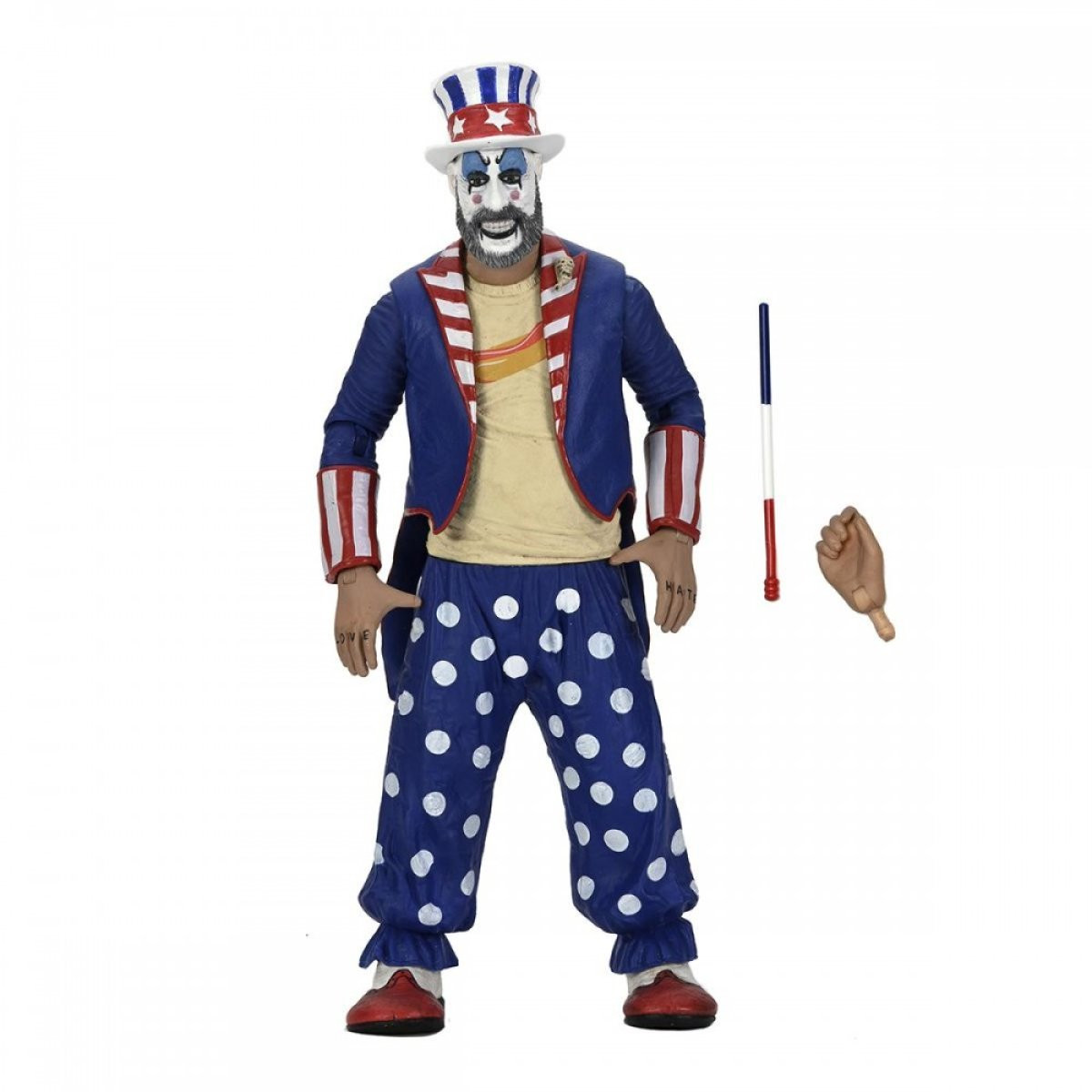 HOUSE OF 1000 CORPSES FIGURINE CAPTAIN SPAULDING (TAILCOAT)