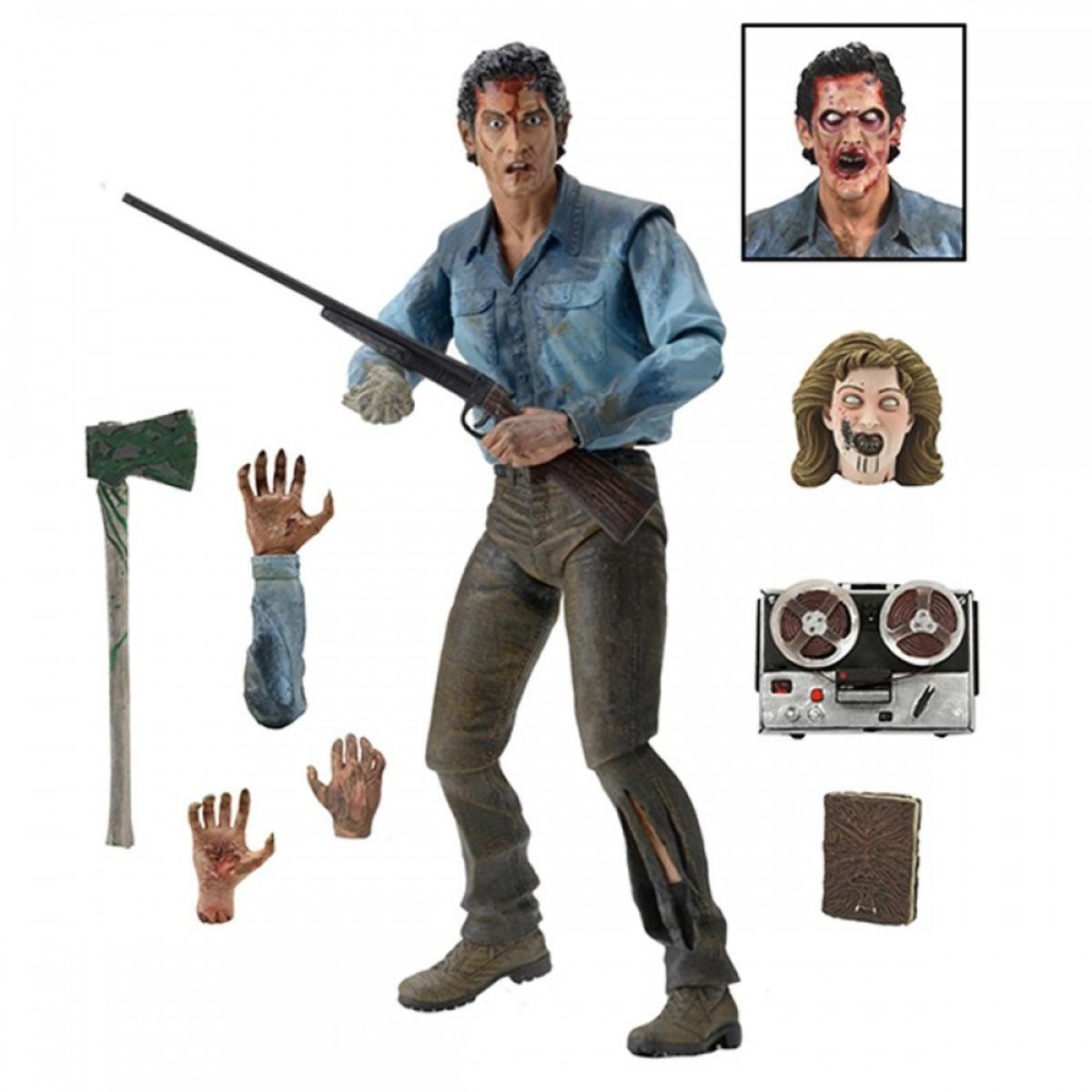 EVIL DEAD 2 - SCALE ACTION FIGURE - ULTIMATE ASH