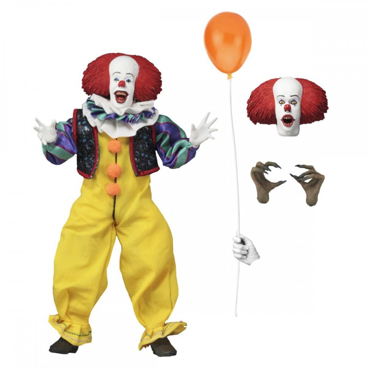 IT - CLOTHED ACTION FIGURE - PENNYWISE (1990)