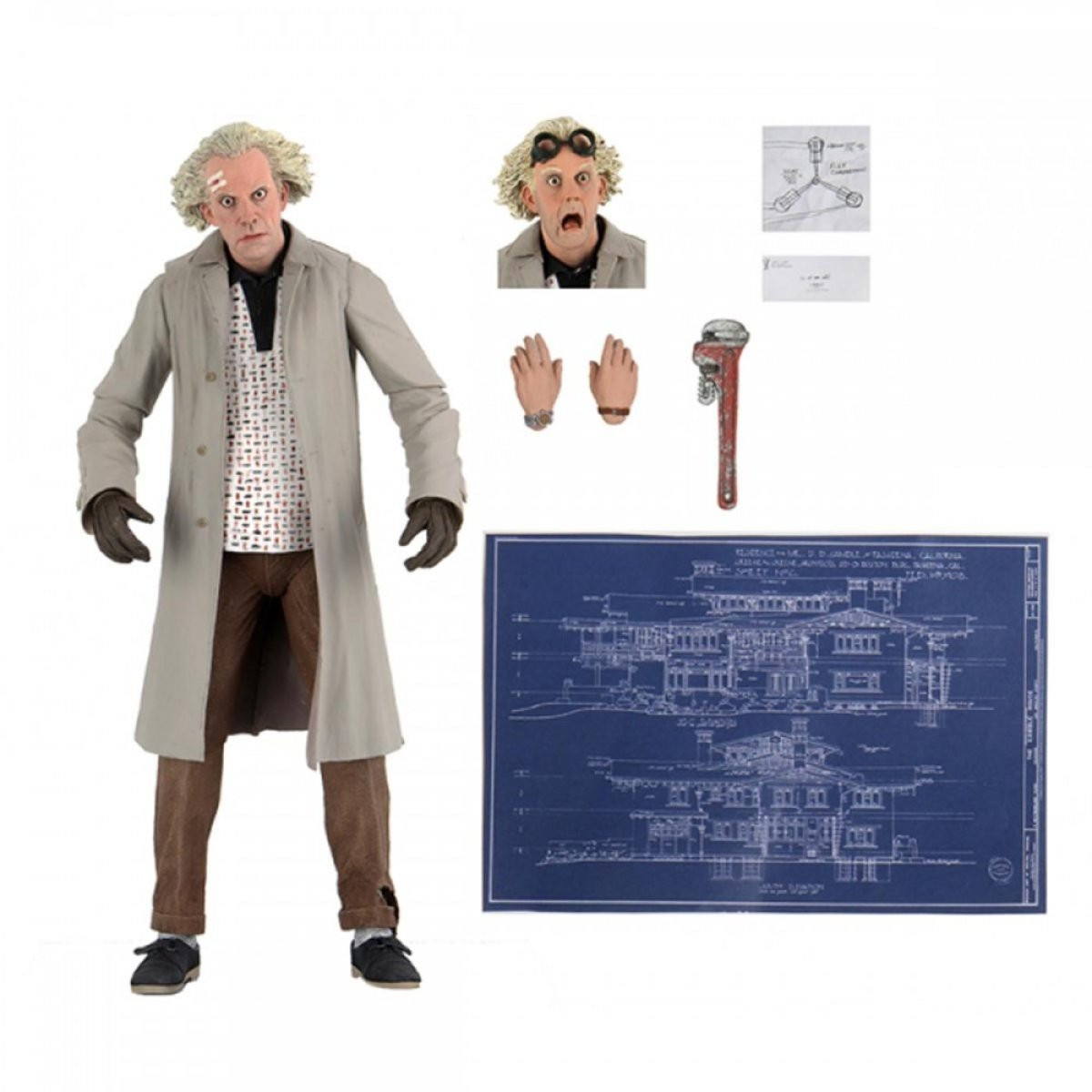 BACK TO THE FUTURE – ACTION FIGURE – ULTIMATE DOC BROWN