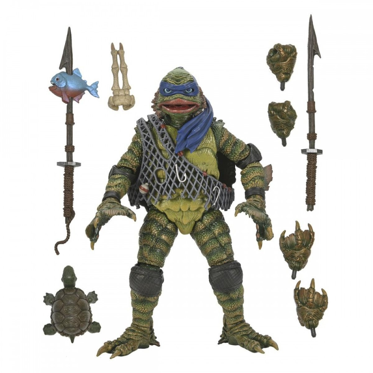 UNIVERSAL MONSTERS X NINJA TURTLES - ACTION FIGURE – LEONARDO THE CREATURE