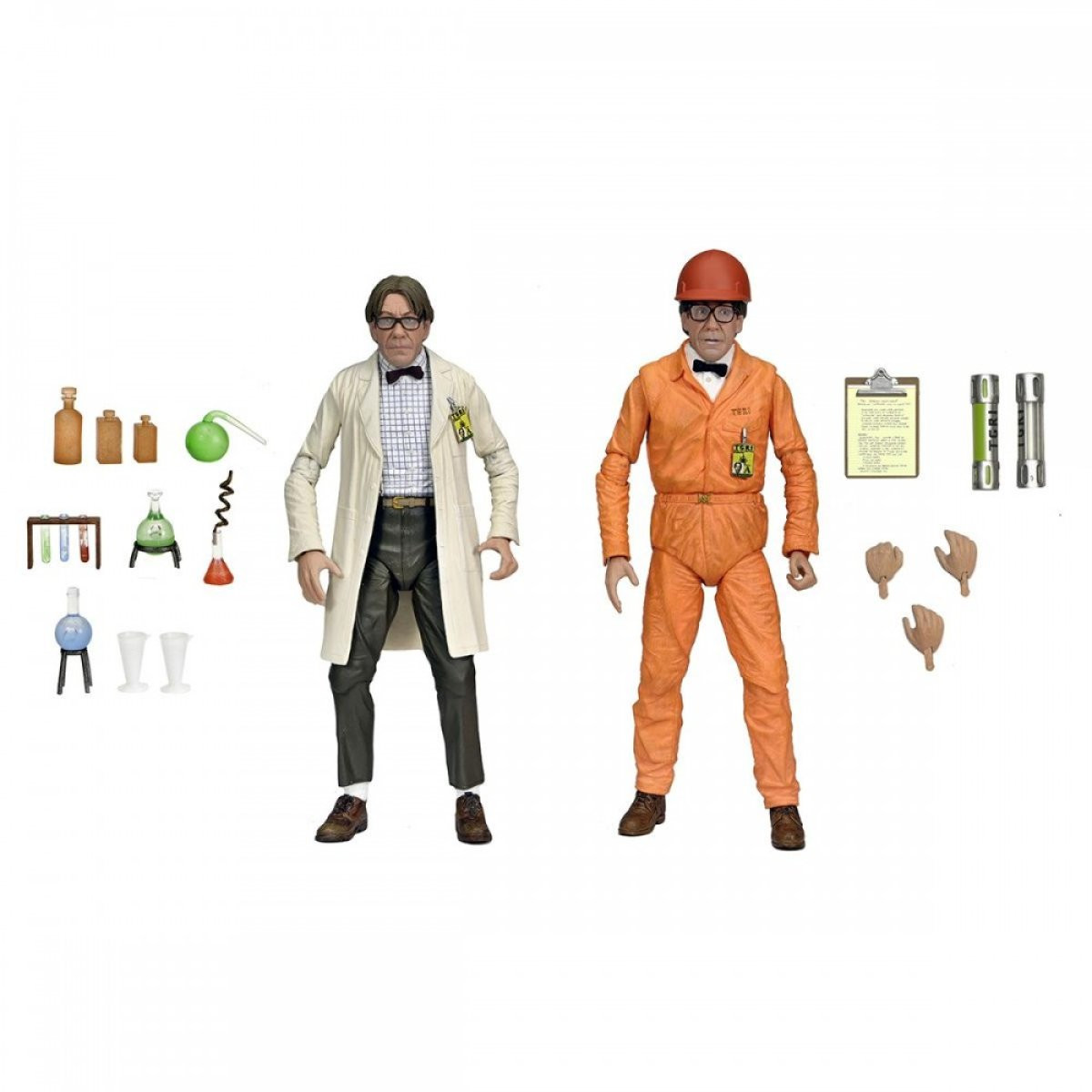 TEENAGE MUTANT NINJA TURTLES 2: SECRET OF THE OOZE - 2 PACK ACTION FIGURE – PROFESSOR PERRY AND HAZMAT SUIT PROFESSOR PERRY