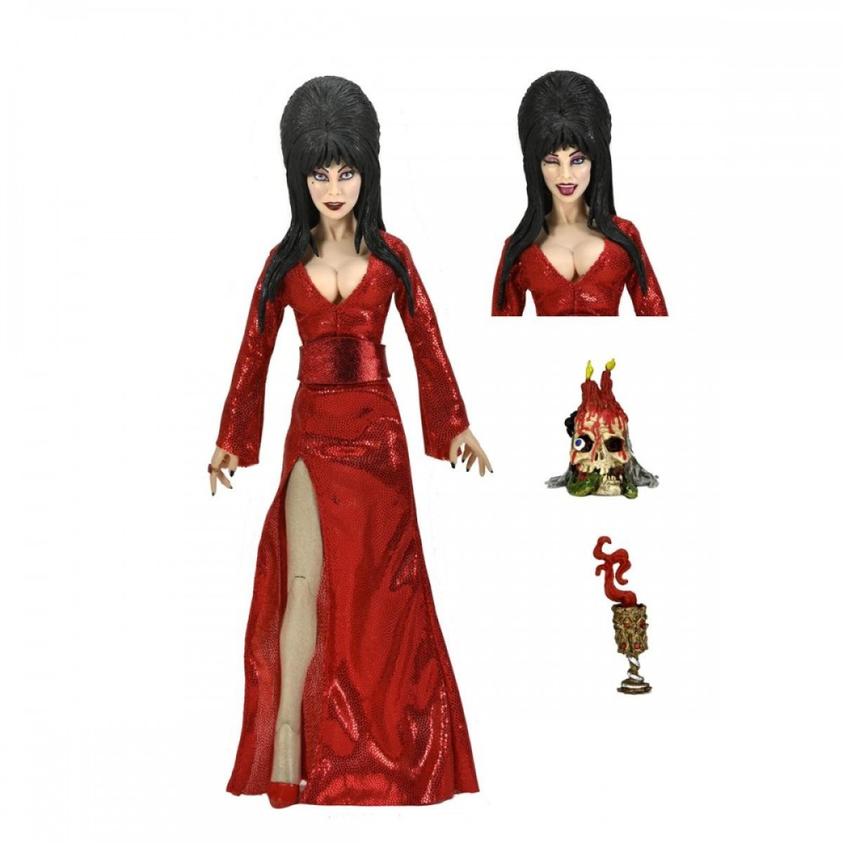 ELVIRA – CLOTHED ACTION FIGURE – ELVIRA “RED, FRIGHT, AND BOO"