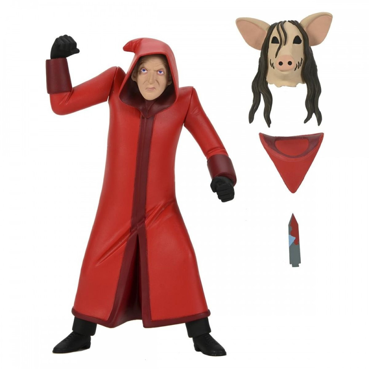 SAW – ACTION FIGURE – TOONY TERRORS JIGSAW KILLER (RED ROBE)