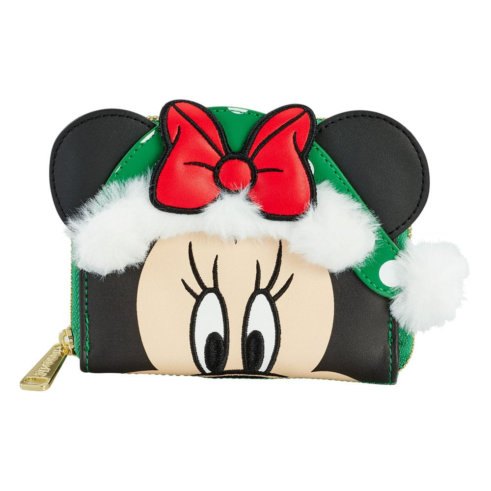 Wallet Minnie Mouse Polka Dot Christmas - Disney Loungefly