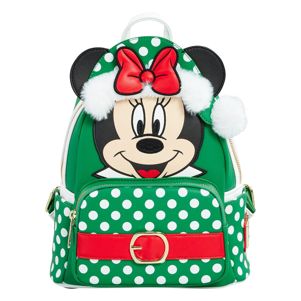 Mini Backpack Minnie Mouse Polka Dot Christmas - Disney Loungefly