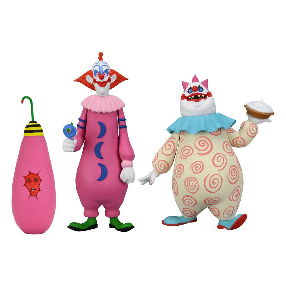 Killer Klowns from Outer Space pack 2 Figure Toony Terrors Slim & Chubby 15 cm