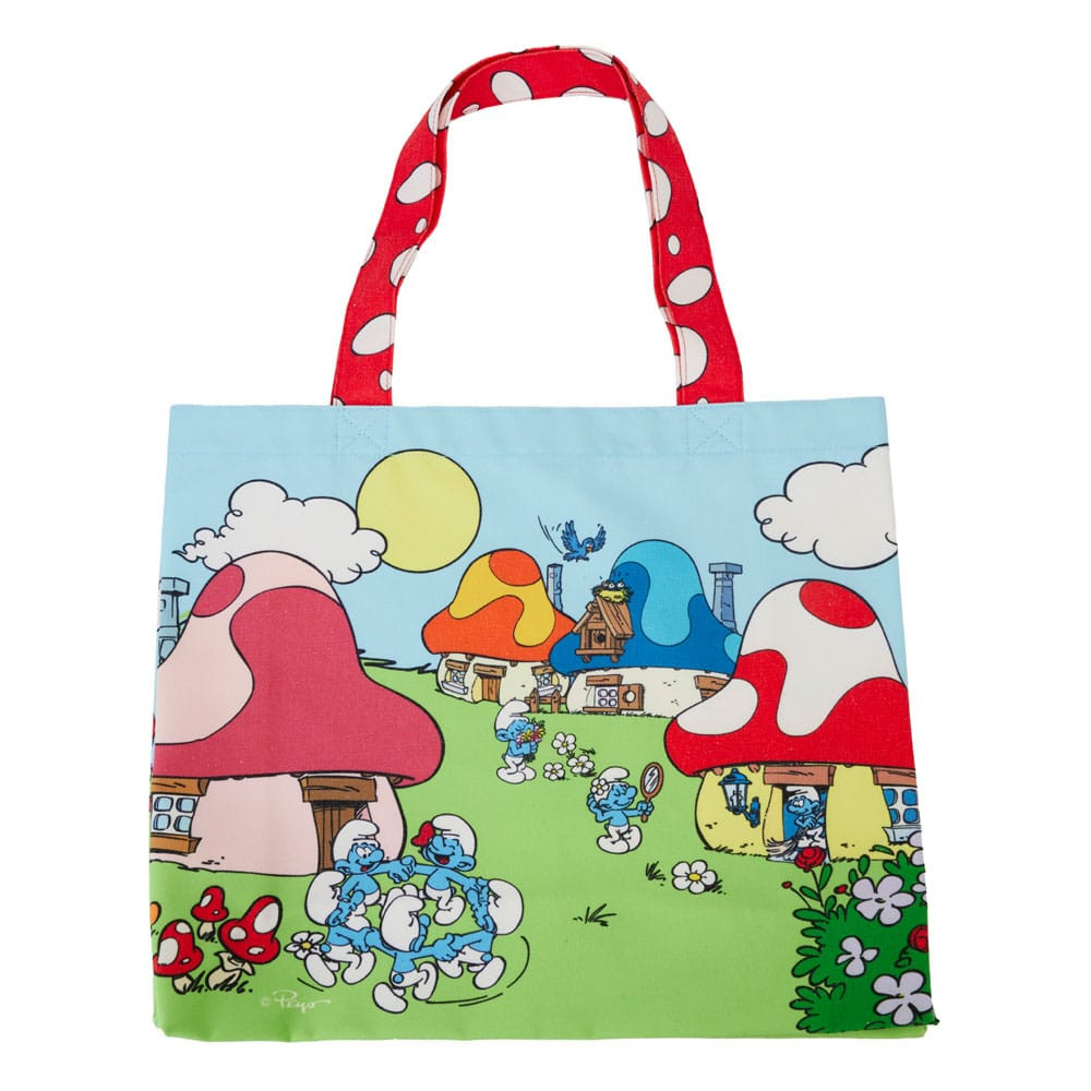 Tote Bag The Smurfs Village Life - Loungefly