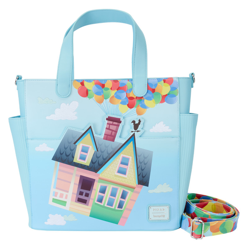 Convertible Backpack & Tote Bag Up 15th Anniversary Balloon House - DISNEY LOUNGEFLY