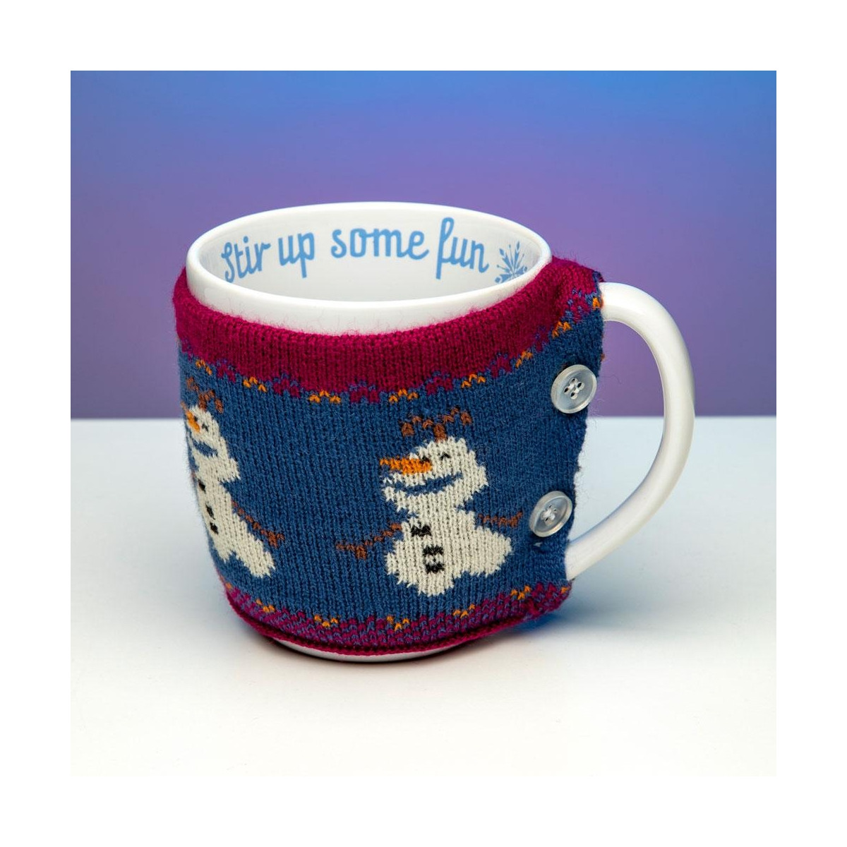 MUG WITH SOCK FROZEN OLAF - DISNEY