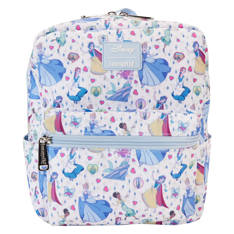 MINI BACKPACK Nylon Disney Princess Manga Style - DISNEY LOUNGEFLY