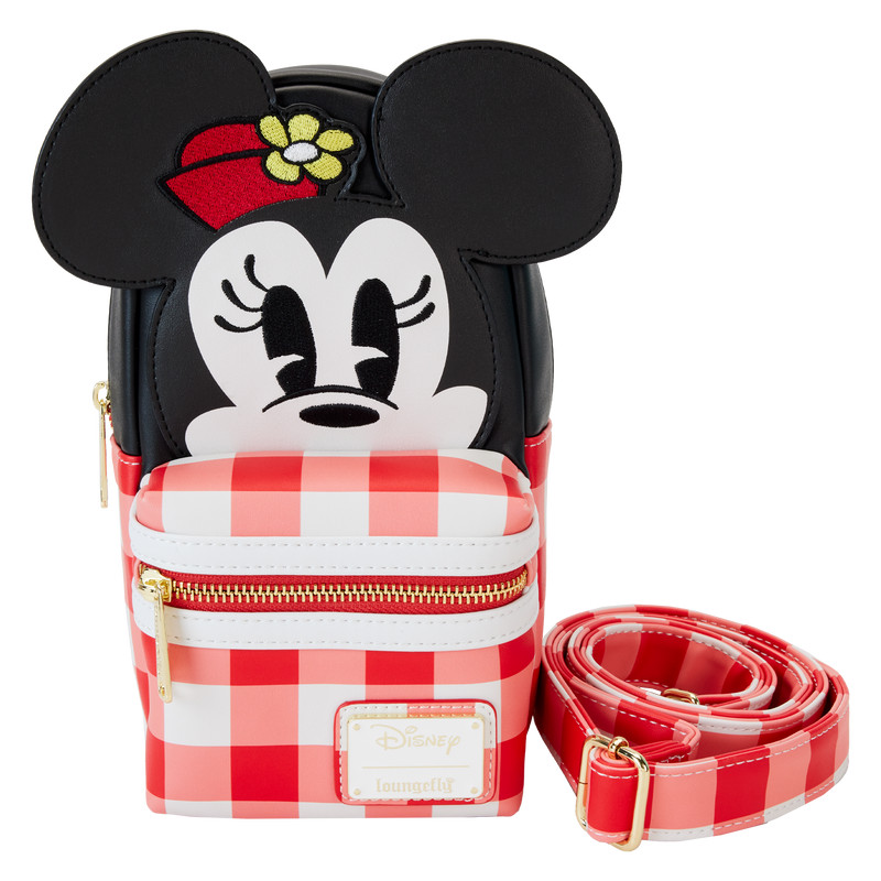 Crossbody Bag Minnie Mouse Picnic Blanket Cup Holder - DISNEY LOUNGEFLY