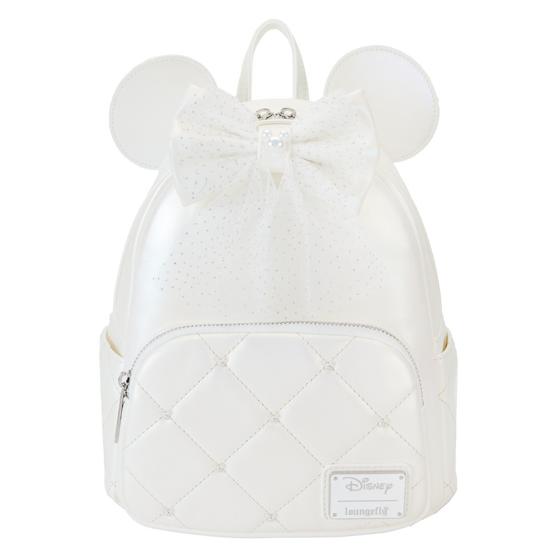 MINI BACKPACK Minnie Mouse Iridescent Wedding - DISNEY LOUNGEFLY