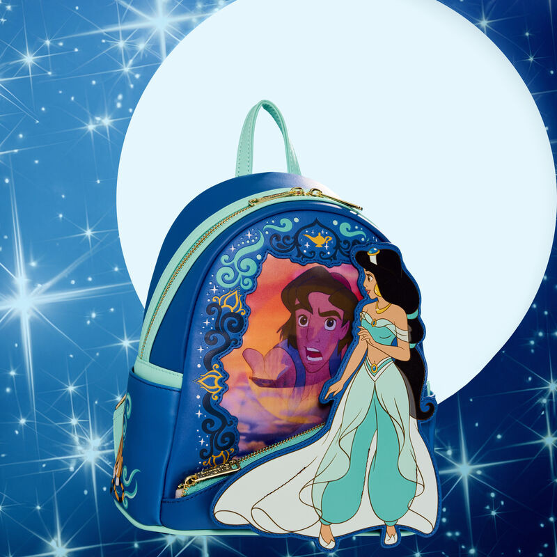 Mini Backpack Aladdin Princess Series Lenticular Disney Loungefly