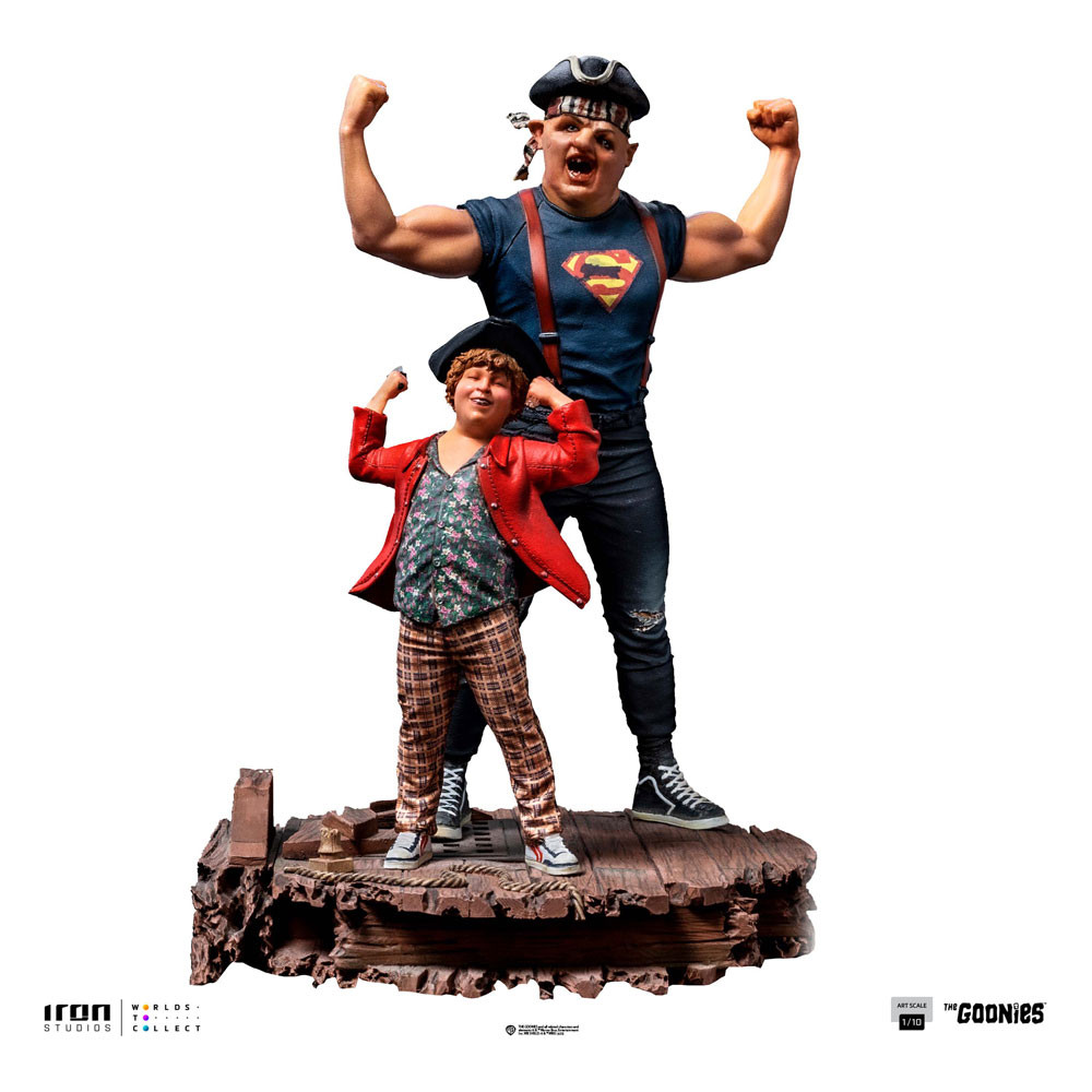 Sloth and Chunk Art Scale - The Goonies