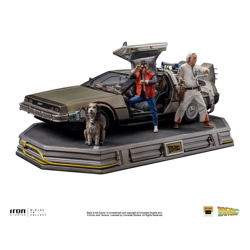 DeLorean Full Set Art Scale - Back to the Future