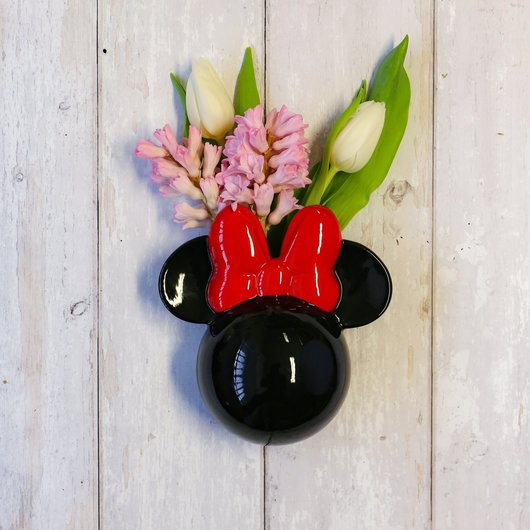 DISNEY MINNIE MOUSE WALL FLOWER POT