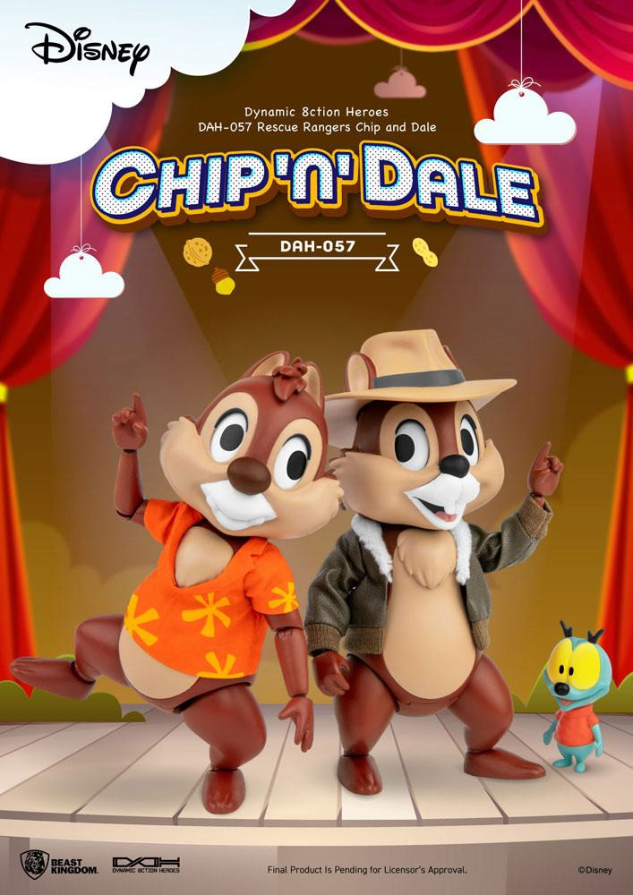 Chip & Dale risk rangers Dynamic Action Heroes figurines