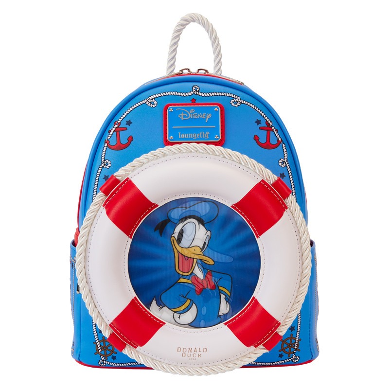 Donald Duck 90th Anniversary Lenticular mini backpack - DISNEY LOUNGEFLY