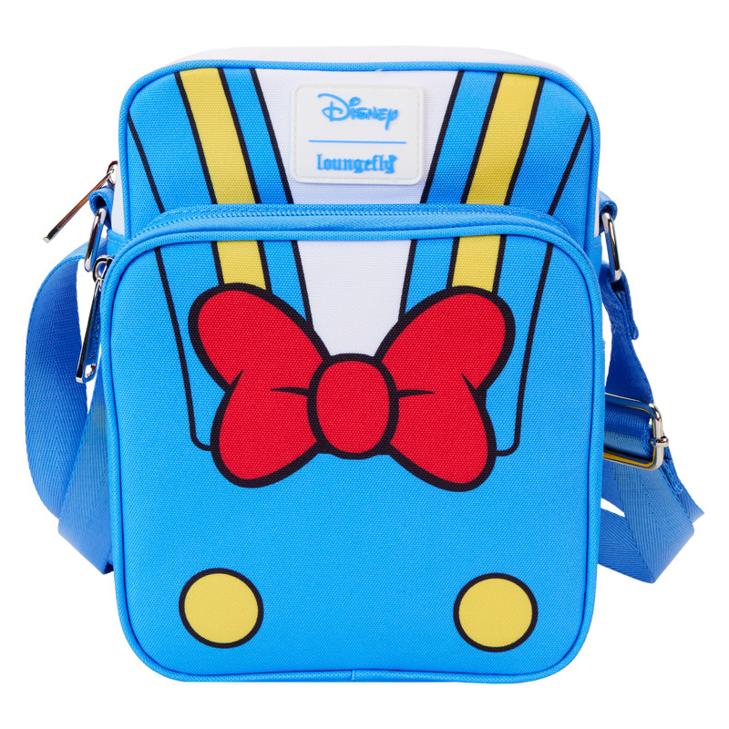 Donald Duck 90th Anniversary Cosplay Nylon Passport Crossbody Bag - DISNEY LOUNGEFLY