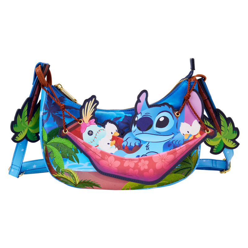 Stitch Camping Cuties Crossbody Bag - DISNEY LOUNGEFLY