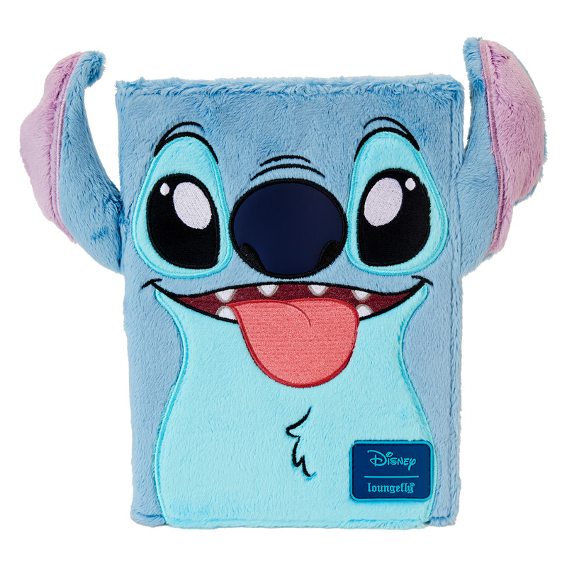 Stitch Plush Cosplay Refillable Stationery Journal - DISNEY LOUNGEFLY