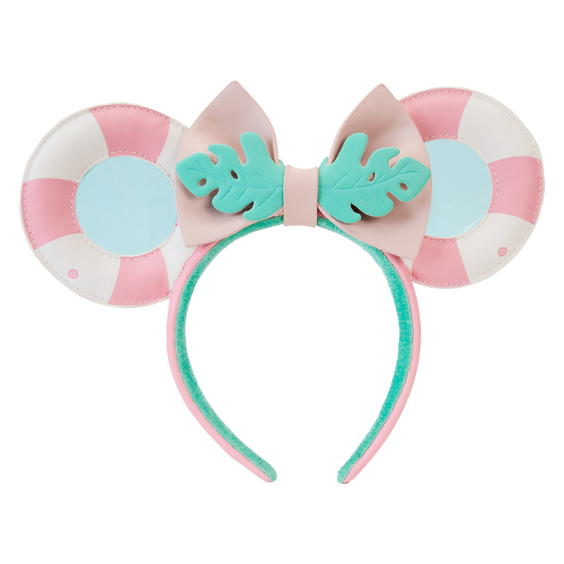 Minnie Mouse Vacation Style Poolside Ear Headband - DISNEY LOUNGEFLY