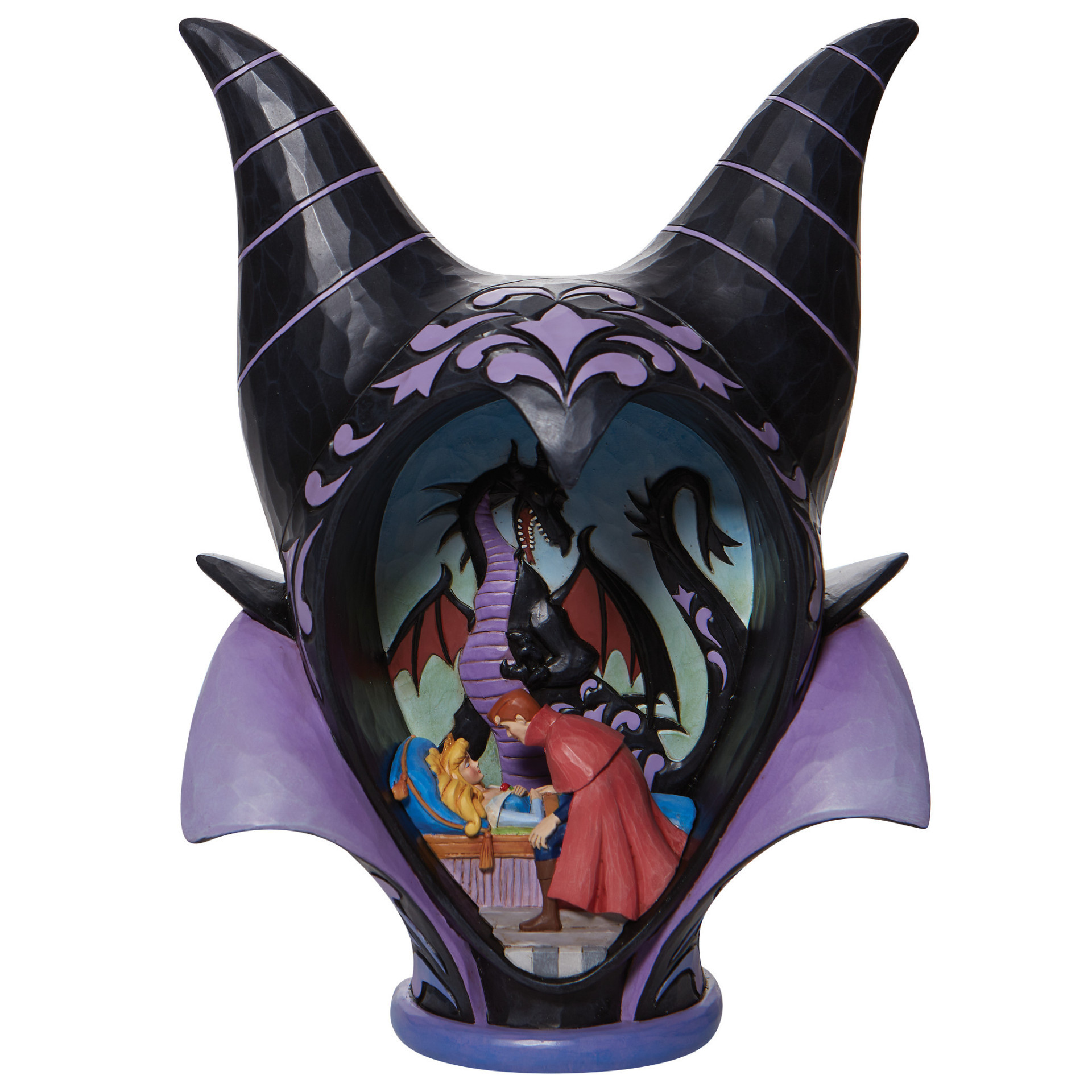 MALEFICENT HEADDRESS DIORAMA - DISNEY TRADITIONS