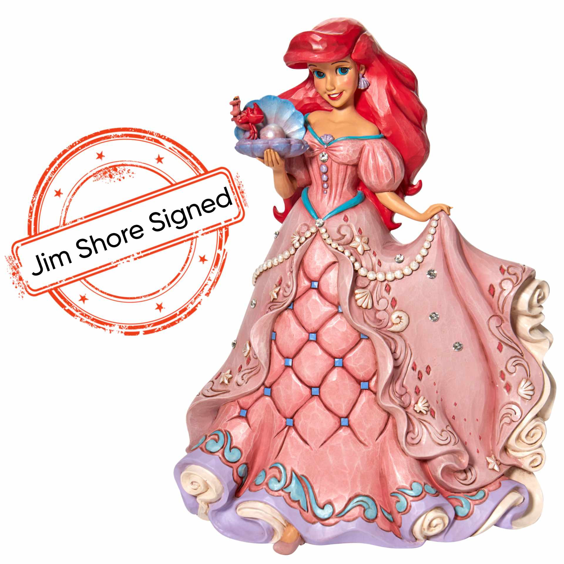 ARIEL DELUXE PRINCESS [SIGNED BY JIM SHORE] - DISNEY TRADITIONS