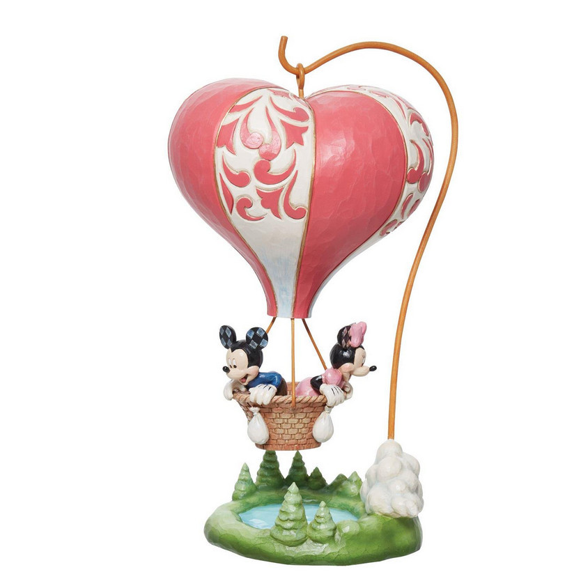 MICKEY AND MINNIE IN BALLOON - DISNEY TRADITIONS