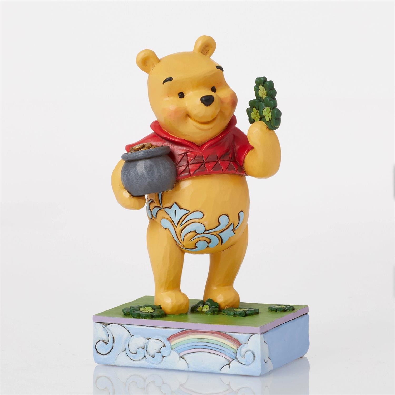 Pooh Clovers - Disney Traditions Winnie the Pooh