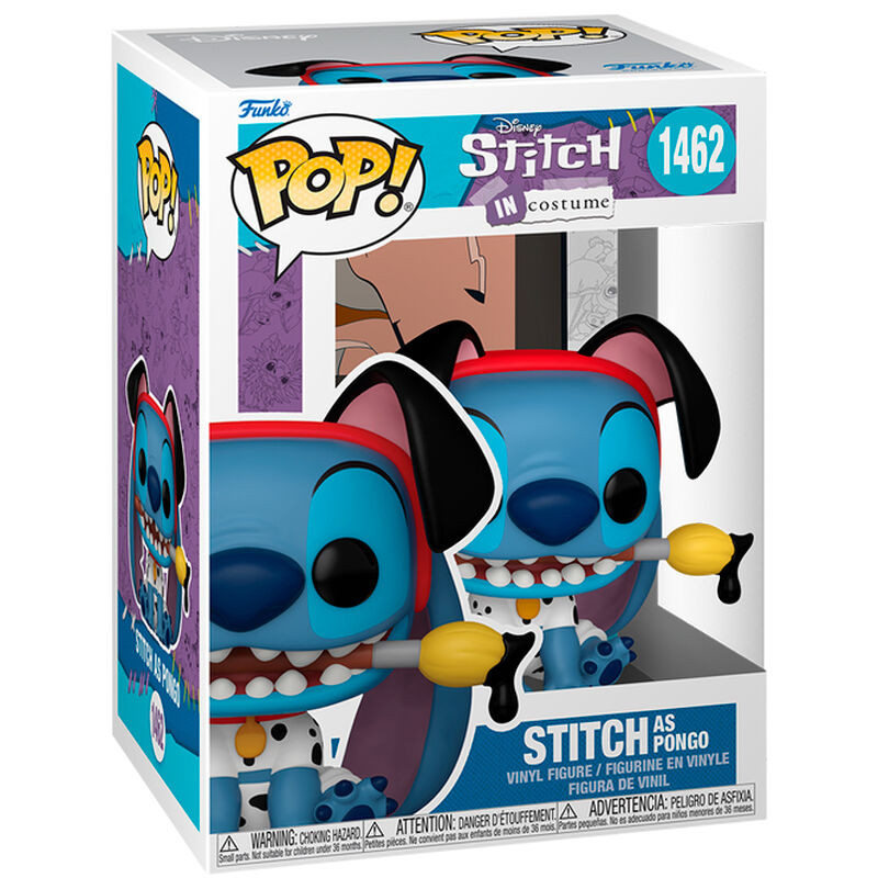 FUNKO POP! 1462 Stitch as Pongo - Disney Lilo and Stitch