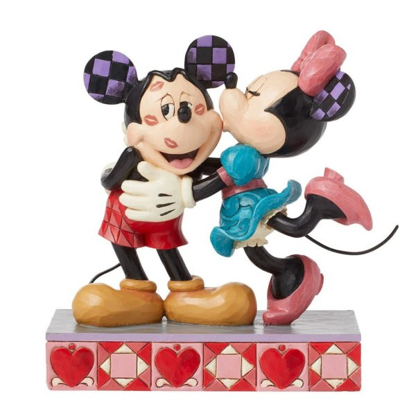 Hugs & Kisses (Mickey & Minnie Love Figurine) - Disney Traditions Mickey