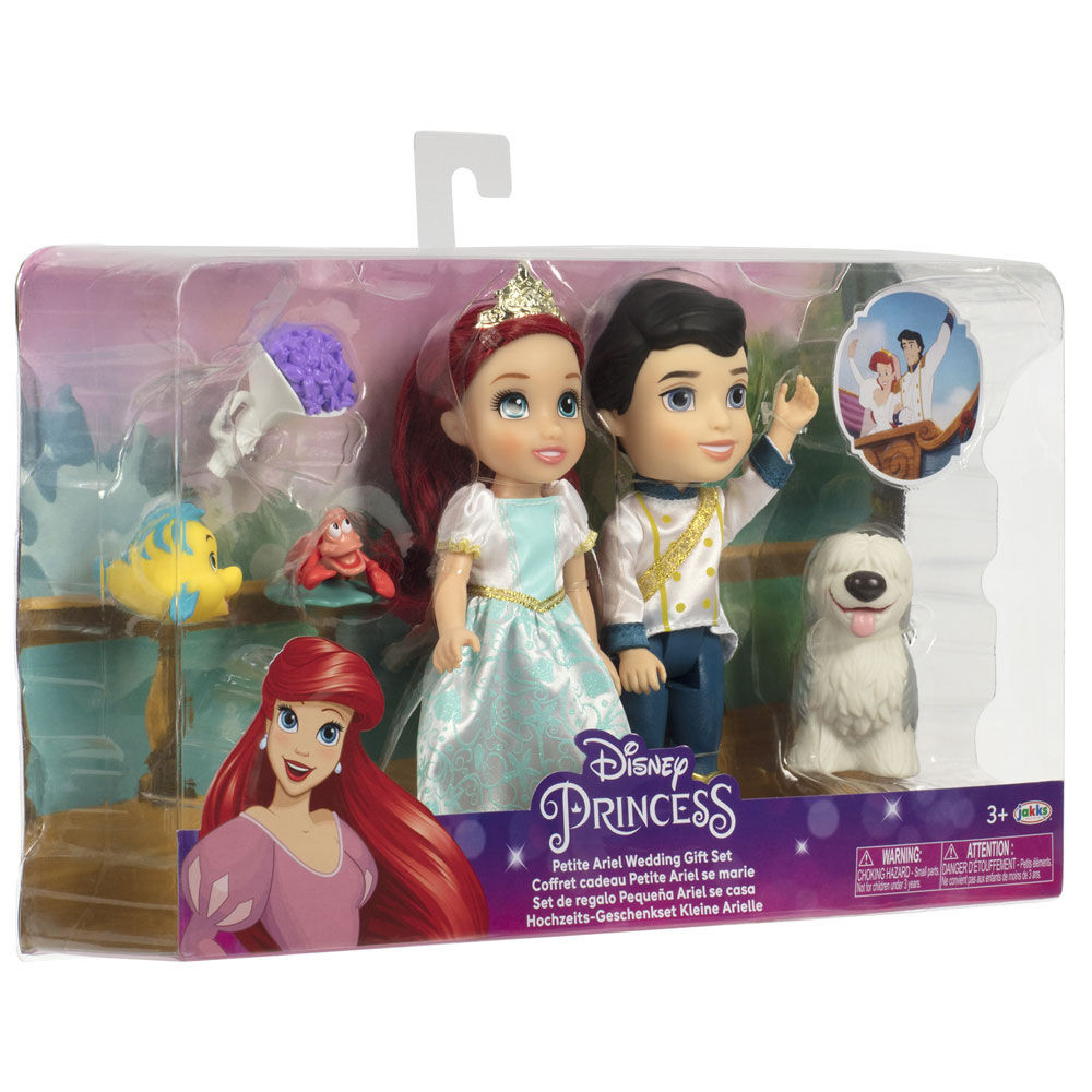 Ariel + Eric dolls 15cm - Disney The Little Mermaid