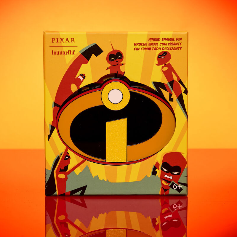 The Incredibles 20th Anniversary Collector Box Hinged Pin - DISNEY LOUNGEFLY