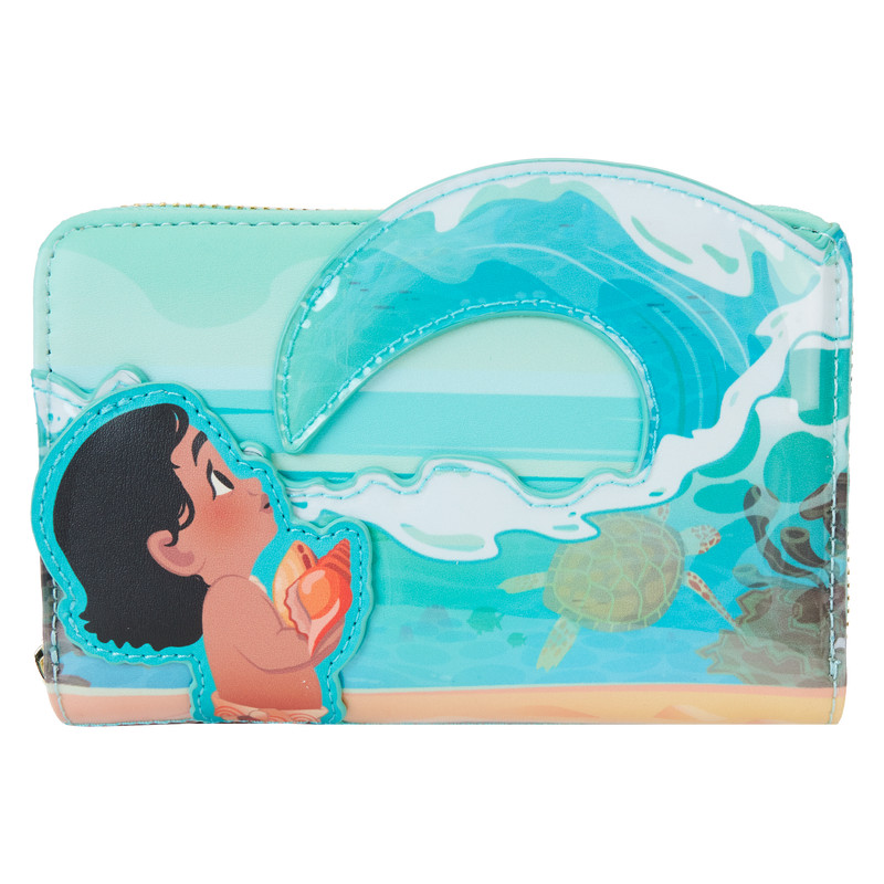 Young Moana in Ocean Waves  Wallet - DISNEY LOUNGEFLY