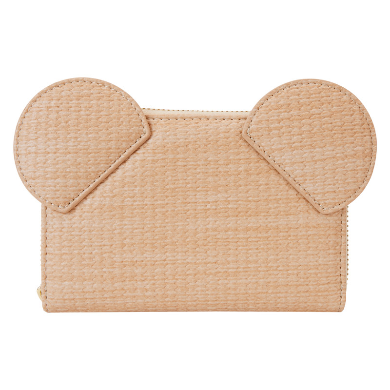 Mickey Mouse woven texture wallet - DISNEY LOUNGEFLY