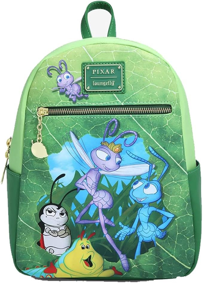 A BUG'S LIFE LEAF MINI BACKPACK - DISNEY PIXAR LOUNGEFLY