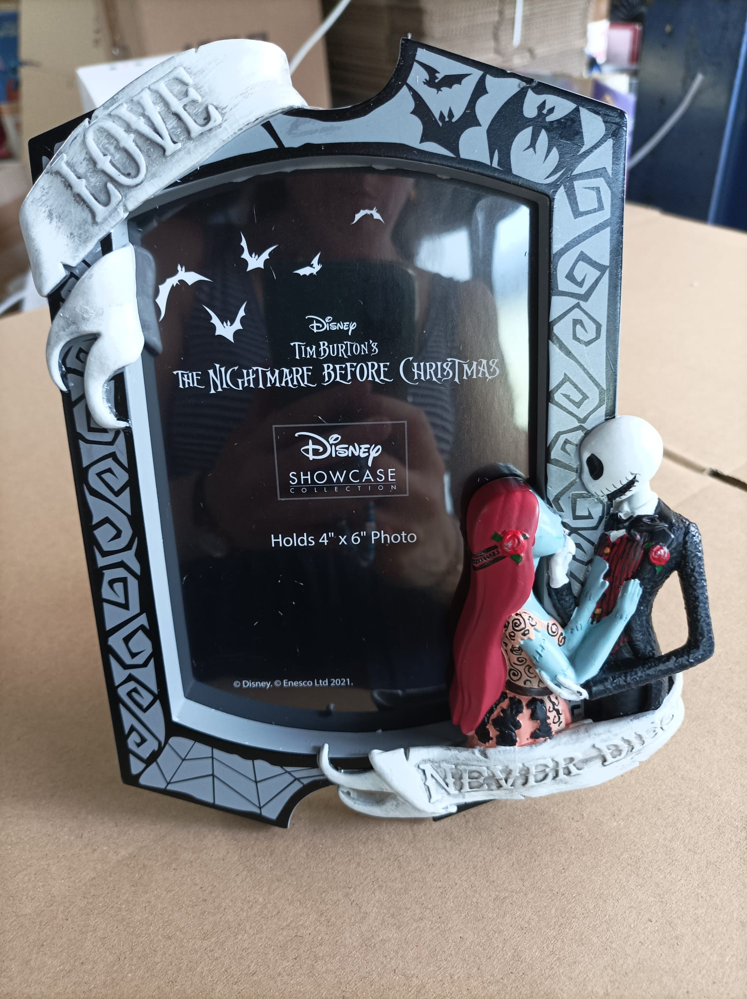 [DEFECT] JACK & SALLY PICTURE FRAME - DISNEY SHOWCASE