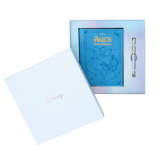 PREMIUM A5 NOTEBOOK SET WITH PEN - DISNEY ALICE IN WONDERLAND