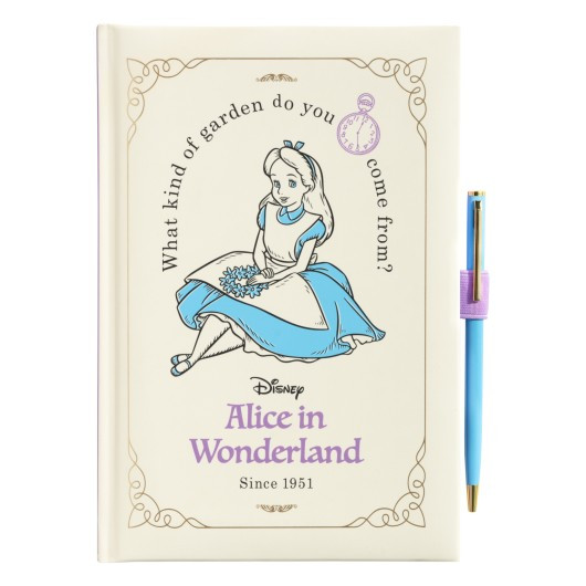 PREMIUM A5 NOTEBOOK WITH PEN - DISNEY ALICE IN WONDERLAND